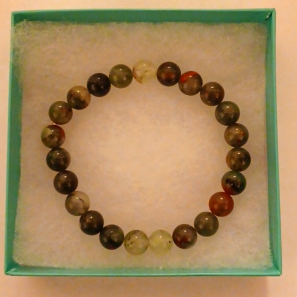 African Bloodstone Bracelet